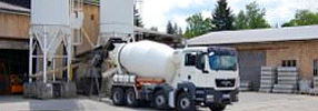 Wir stellen alle Mengen, auch Kleinstmengen, an Beton bereit
